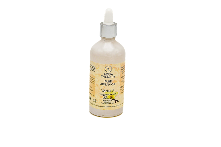 Minyak argan dengan ekstrak vanila