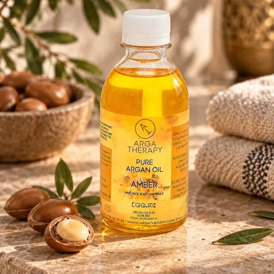 Argan oil with amber