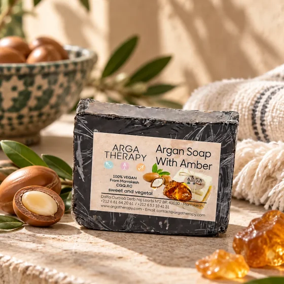 Sabun argan dengan ambar